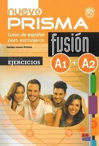 Nuevo Prisma Fusion A1 + A2 Cuaderno Ejercicios Cd - Aa.vv