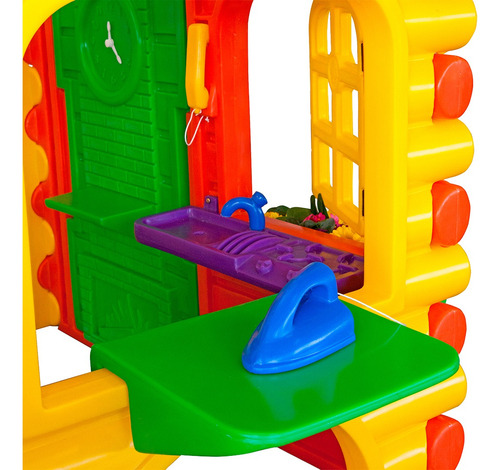 Casinha De Brinquedo E Boneca Infantil Gran Chalé Freso
