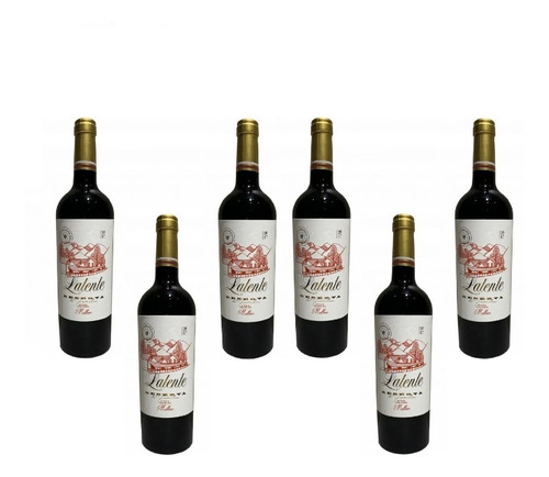 Imagen 1 de 3 de Caja X 6 - Cuarto Surco - Latente Reserva Malbec