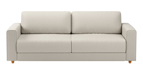 Sofá Living 3 Lugares Hit 180cm No Linho Várias Cores