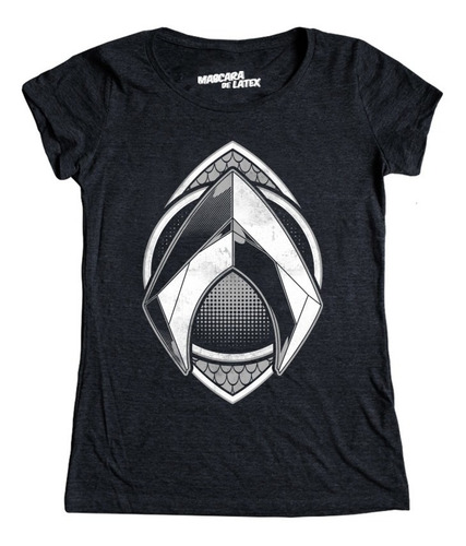 Playera Mujer Máscara De Látex Hero Of Atlantis Aquaman