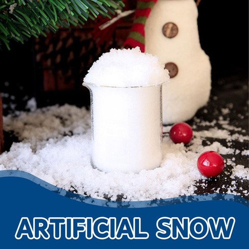 Nieve Artificial En Polvo Decoración Navideña De Invierno