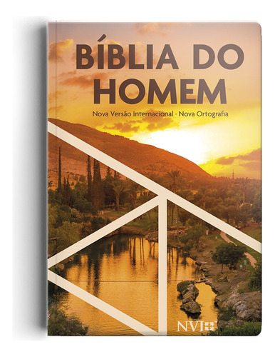 Bíblia do homem NVI - Capa semi luxo pôr do sol, de Sbi. Geo-Gráfica e Editora Ltda, capa dura em português, 2020