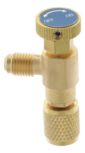 . Adaptador De Seguridad R22 + Válvula De Bola R410