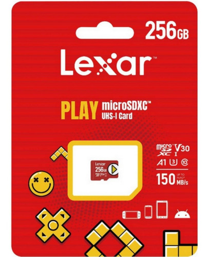 Tarjeta De Memoria Lexar Play Nintendo 256gb Microsd 150mb/s