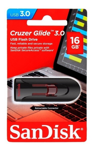 Pendrive Sandisk Cruzer Glide 16gb Oferta Usb 3.0 Revogames