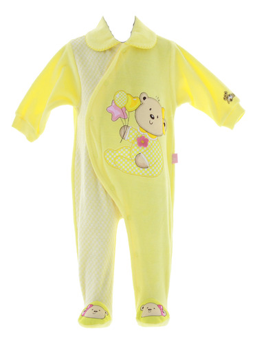 Mameluco Para Niña Color Amarillo 3905 0 A 2 Años