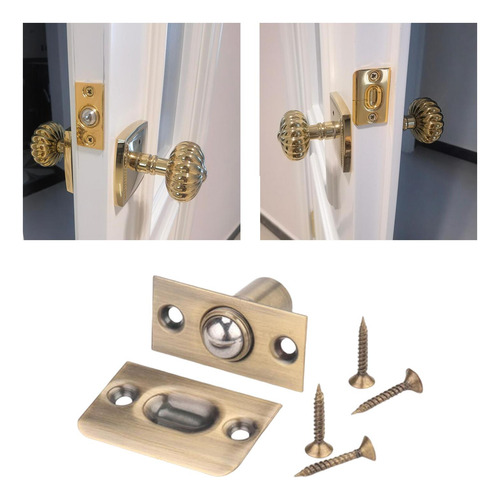 2 Pestillos De Bola Para Puerta, Pestillos De Bola Para