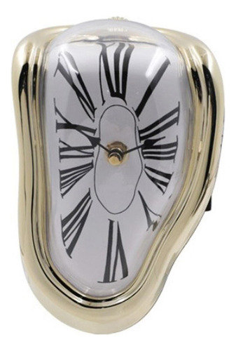 Qa1 Reloj De Fusión Reloj Decorativo Adorno De Romano De Oro