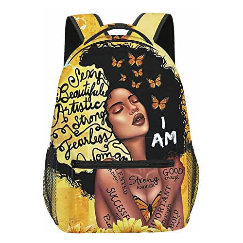 Galirvc African Art Backpack Afro Bookbag Bolsa Y8t5t