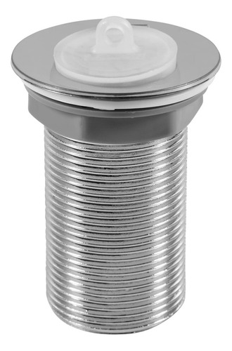 Válvula Ralo Tanque E Lavatório Cuba 1.1/4 C/ Tampa Cromada