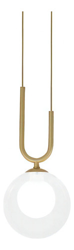 Lustre Pendente Quality Orbit Ii 1552 Dourado/transparente