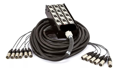 Medusa 8 Vias Com Conectores Xlr Neutrik - 70 Mt