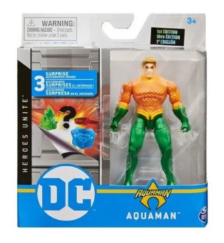 Muñeco Figura Dc Heroes Unite Articulado 10cm Con Sorpresas