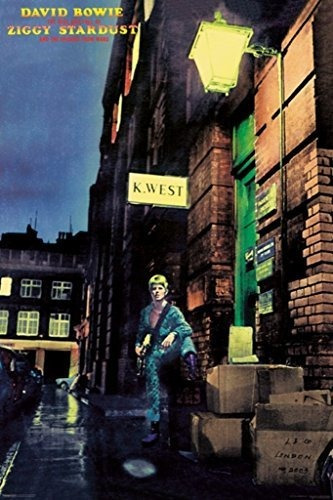 Póster Ziggy Stardust De David Bowie