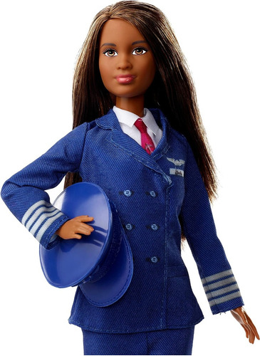 Muñeca Barbie Piloto Juguete Original 