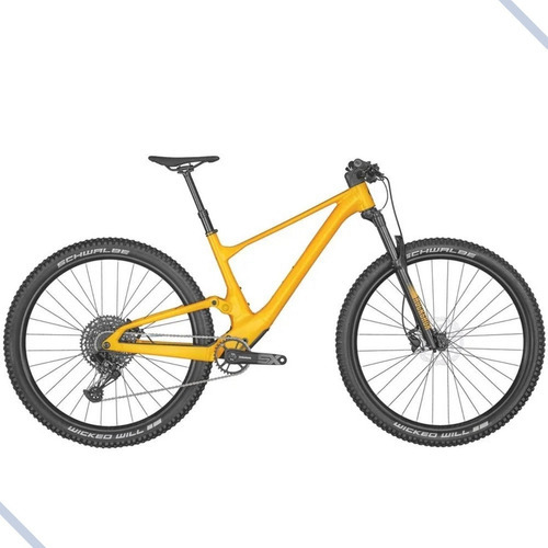 Bicicleta Scott Spark 970 Amarela Cor Laranja Tamanho do quadro M