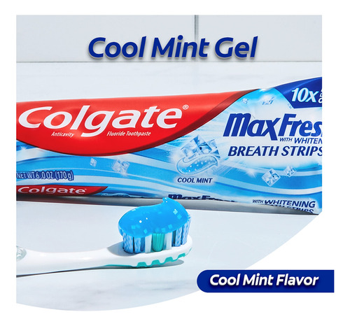 Pasta De Dientes Colgate Max Fresh Travel Size Cool Mint 20