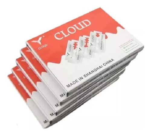 Caja Hoja De Afeitar Filos Cloud Para Navajin X 100 