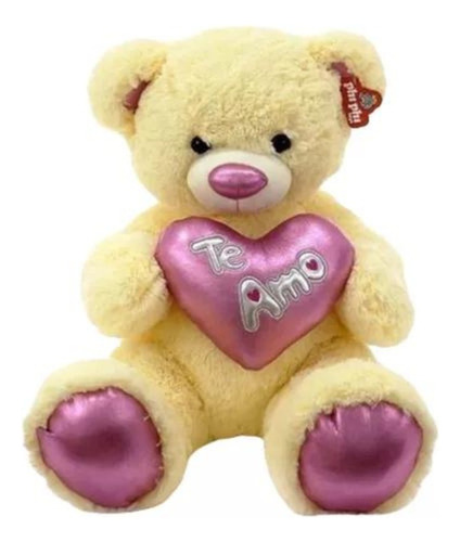 Peluche Oso Con Corazón Grande  Phi Phi Toys