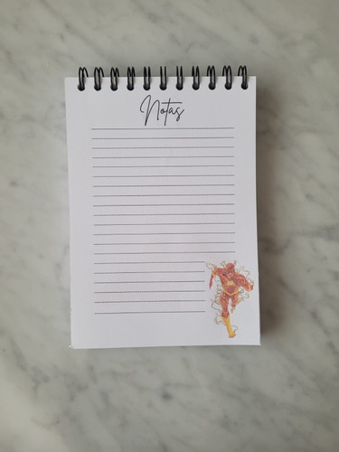 Libreta De Notas Block Apuntes Batman Flash Dc Comic