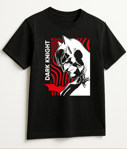 Playera Manga Corta Algodón Batman Dark Knight