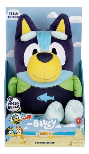 Bluey Beach De Peluche Sonidos Original Importado 