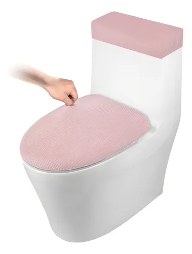 Pink toilet lid cover discount