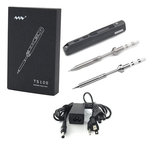 Ykey Kit De Estacion De Soldador Portatil Ts100 Digital Oled