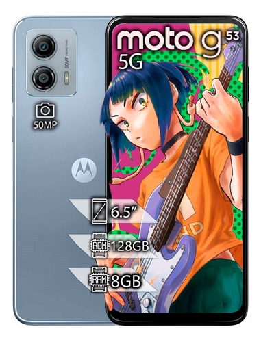 Celular Moto G53 5g Dual Sim 128gb 8gb Ram (Reacondicionado)