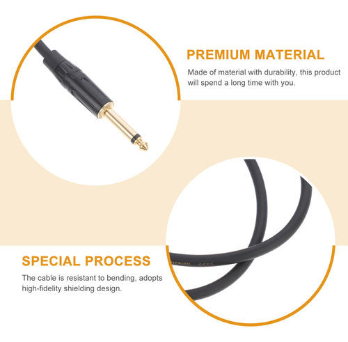 Cable Auxiliar Para Guitarras Cable De Audio De 65 Mm