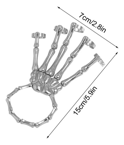 Un Diseño De Anillo De Mano De Esqueleto De Juguete Para Dis