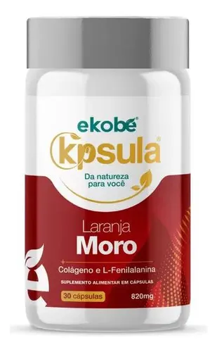 Laranja Moro E Colágeno Suplemento Alimentar 60 Cápsulas