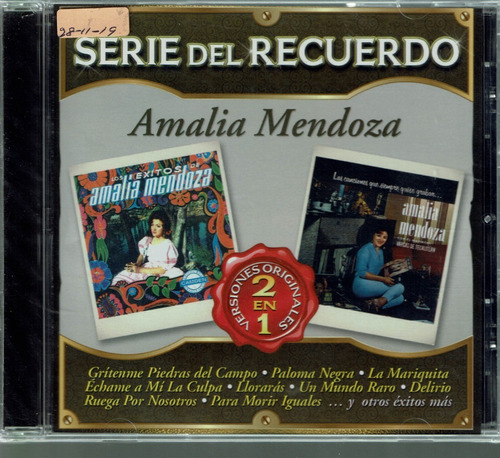 Amalia Mendoza Serie Del Recuerdo Versiones Originales