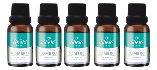 5 Pack Aceite Esencial Romero Shelo