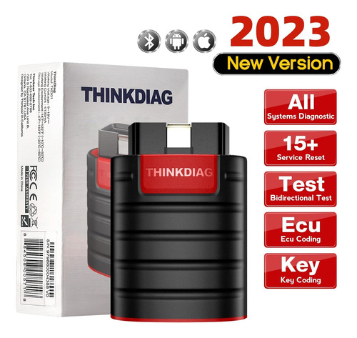 Escáner Thinkcar Thinkdiag Obd2 All System Con Más De 15 Fun