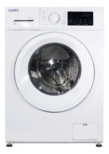 Lavarropas Codini 6510b Eco Wash 6kg Frontal Blanco 1000rpm 