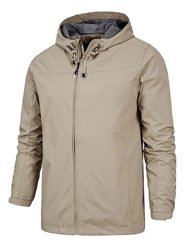Chaqueta Delgada Para Hombre, A Prueba De Viento, Delgada, Con Cremallera, Bolsa Nueva