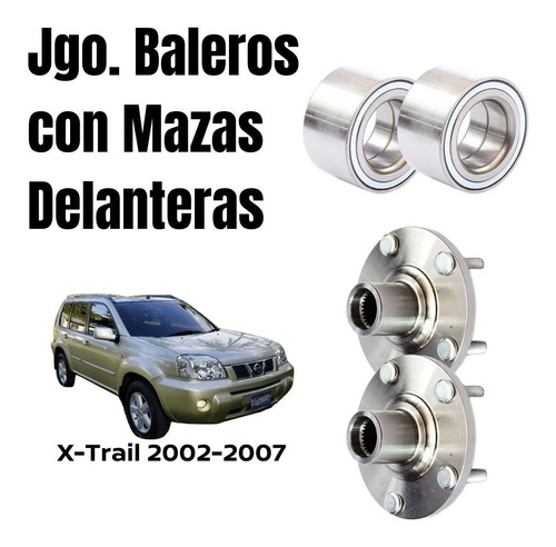Kit Mazas Y Baleros Delanteros X-trail 2002-2006