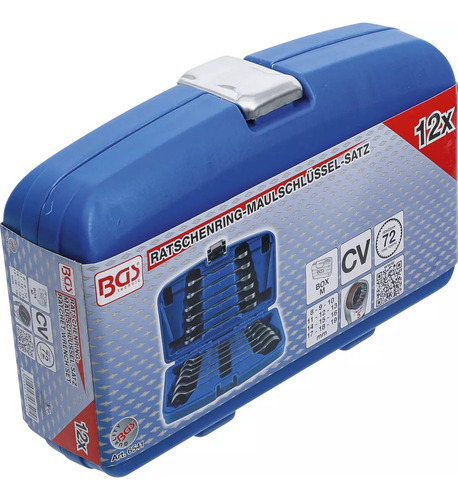 Juego De Llaves Combinadas Con Matraca Mm 12pzas 6541 Bgs