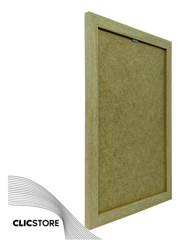 Kit 4 Moldura A4 Quadro 21x30 Certificado Vidro Diploma Sala Cor Carvalho