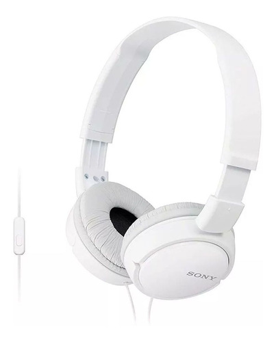 Sony Auricular Con Microfono Mdr-zx110ap Blanco Ppct
