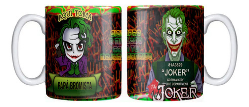 Tazón Día Del Padre The Joker Papá Bromista Grafimax