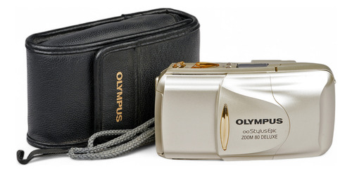 Camara Compacta Analogica Olympus Stylus Epic Zoom 80 Deluxe Dorado (Usado)