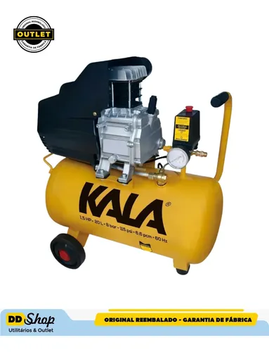 Compressor De Ar 6,6 Pés 20 Litros 1,5 Hp 863181 Kala Outlet