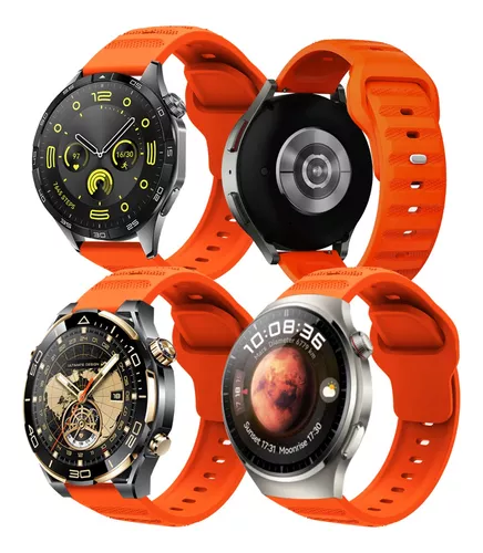 Correa de acero inoxidable para Huawei Watch GT4, pulsera milanesa de Metal  para Huawei GT 2 3 GT 2Pro 3Pro, 18mm, 22mm, 41mm, 46mm