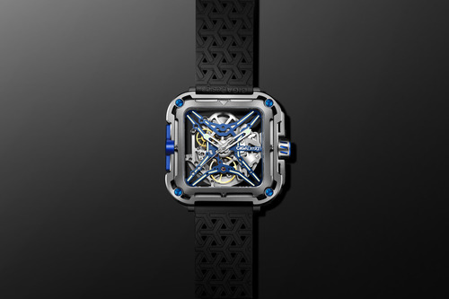 Reloj Ciga Design Hombre X Series Automático Titanium Correa Cyber Blue