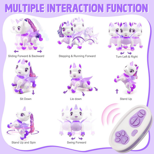 Pony Robot Control Remoto Niñas Regalo Navidad 20
