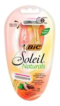 Comprar Afeitadora Descartable Bic Soleil Naturals Máquina de afeitar depilar para Mujer Femenina x2 Unidades