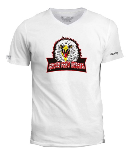 Camiseta Cuello V Eagle Fang Karate Cobra Kai Hombre Ivk